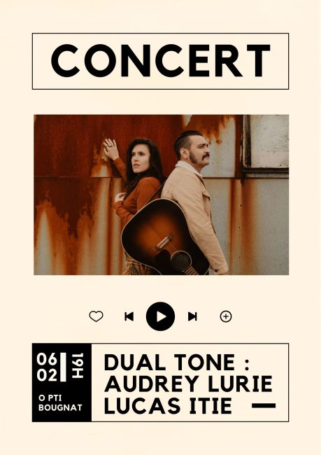 Dégradé Moderne Évenement Concert Musique Affiche Poster